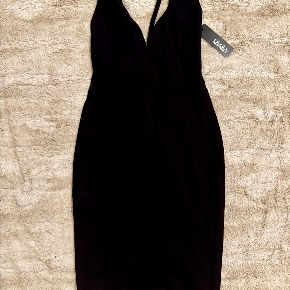 Lulu's Chic Black Bodycon Dress